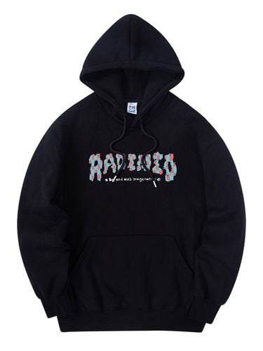 Check Logo Hoodie (Black) - RADINEO - Modalova