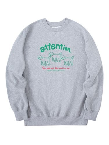 Attention Sweatshirt (Grey) - RADINEO - Modalova