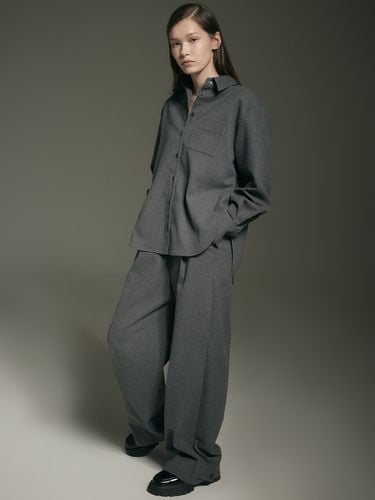 Relaxed Pocket Shirt - Grey - HAE BY HAEKIM - Modalova