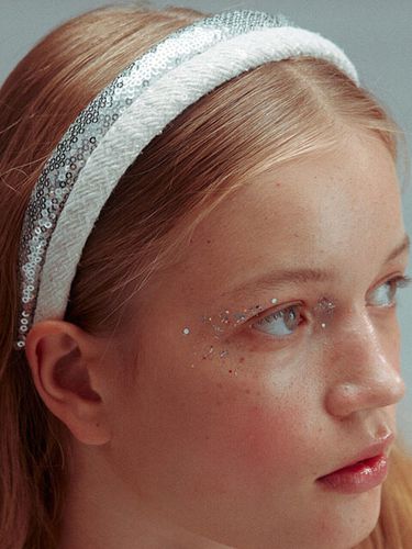 Slim Sequin Headband - Elizabeth Moments - Modalova