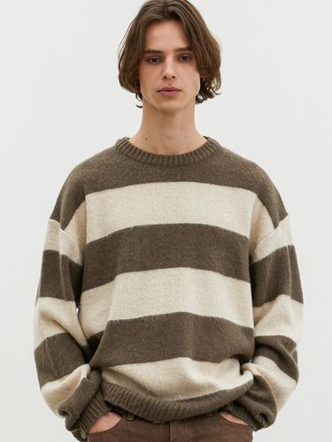 Brush Stripe Oversized Knit _ - Trip LE Sens - Modalova