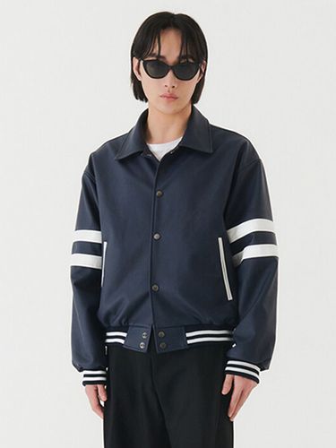 Low Color Varsity Jacket _ Navy - Trip LE Sens - Modalova