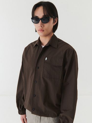 Banded Overfitted Shirts _ Brown - Trip LE Sens - Modalova