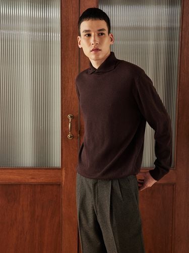 Hommage Turtle Neck Knit (Brown) - whatever we want - Modalova