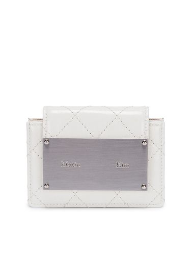 Quilting Accordion Wallet In White - Matin Kim - Modalova