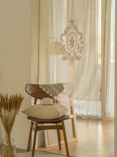 Elegant Lace Cover Curtain - DECOVIEW - Modalova