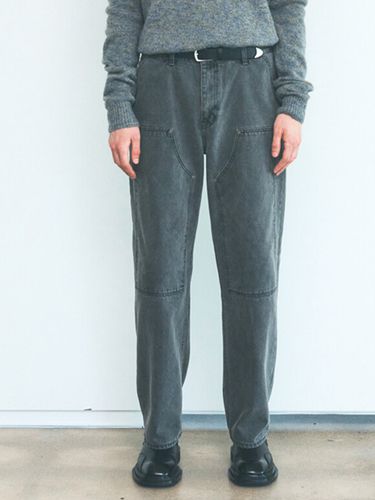 Carpenter Color Denim Pants _ Grey - Trip LE Sens - Modalova