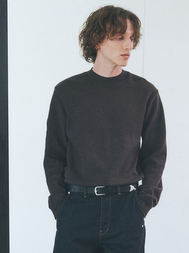 Fond Mock Neck Knit _ Brown - Trip LE Sens - Modalova