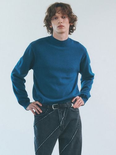 Fond Mock Neck Knit _ Blue - Trip LE Sens - Modalova