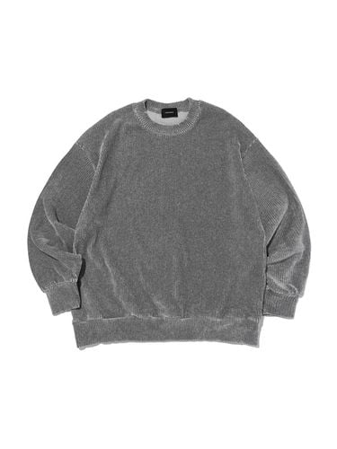 Corduroy Crew Neck Sweatshirt_Gray - CARGOBROS - Modalova