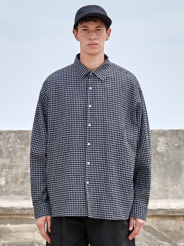 Minimal Overfit Linen Check Shirt [2colors] - MINIMAL PROJECT - Modalova