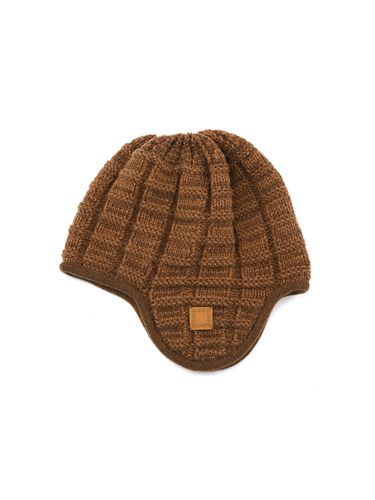 Knit Trapper Hat_Brown - MAISONMARAIS - Modalova