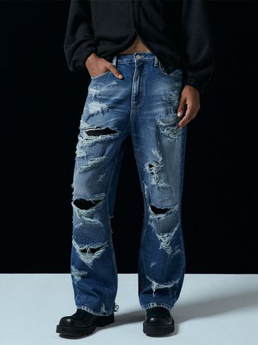 Extreme Destroyed Denim _ Blue - DNSR - Modalova