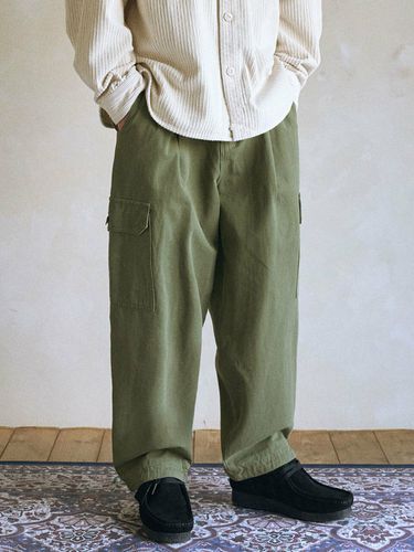 Caloon 4209 Cargo Balloon Fit Pants_Khaki - MAGOODGAN - Modalova