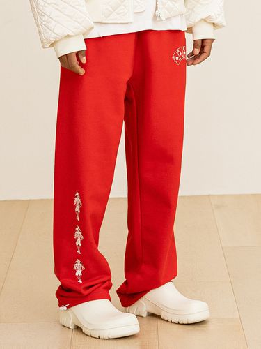 Playing Card String Sweatpants MFTTP002-RD _ - MASSNOUN - Modalova