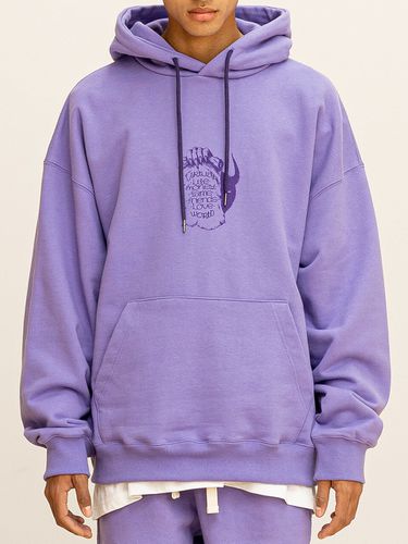 Illusion Oversized Hoodie MFTHD007-PP _ - MASSNOUN - Modalova