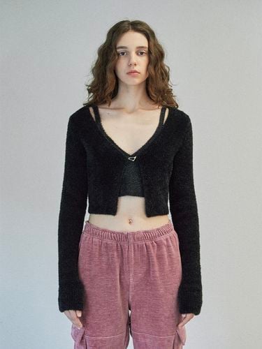 Holiday Metal Knit Top_Black - DIAGONAL - Modalova