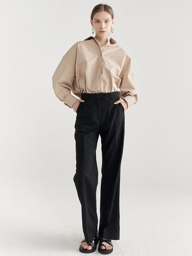 Semi Wide Pants - MaLoupe - Modalova