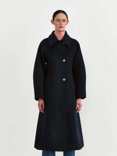 TWW Wide Collar Line Coat - MOHAN - Modalova