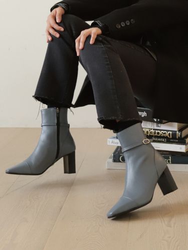 Belt Ankle Boot- Steel Blue - LOVEDEWY - Modalova