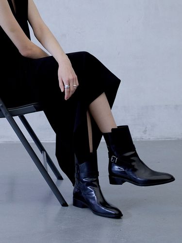 SEKAK Mid-Calf Boots_Black - pieton - Modalova