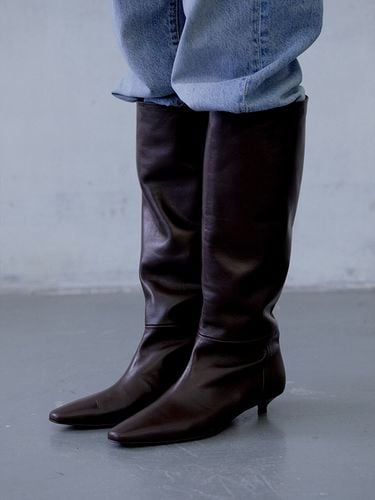 ZAFER Long Boots_Chocolate - pieton - Modalova