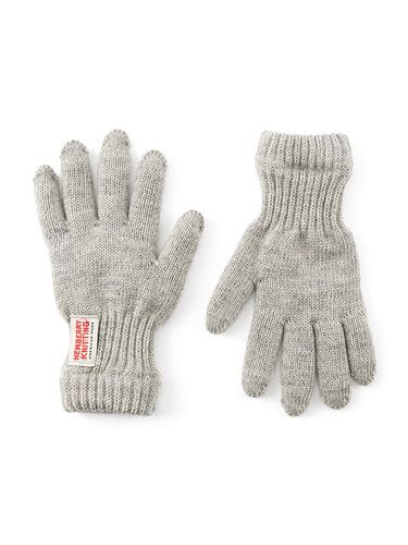 Ragg Wool Glove / Gray - NEWBERRY KNITTING - Modalova