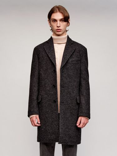 Wool-Blend Three-Button Single-Breasted Coat - SOLEW - Modalova