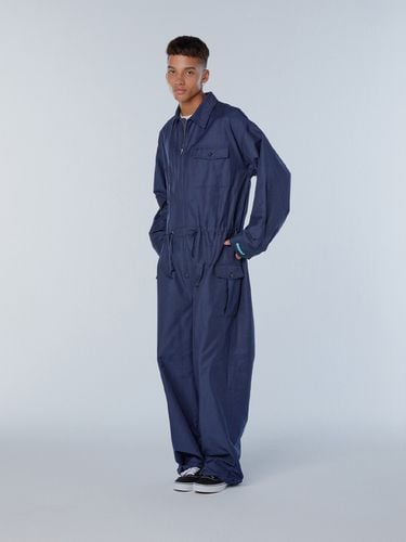 Ms Zip Up Jumpsuit (Navy) - INSTANTFUNK - Modalova