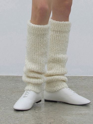 LEG WARMER / MOHAIR BOUCLE / CREAM - UNDERCONTROL STUDIO - Modalova