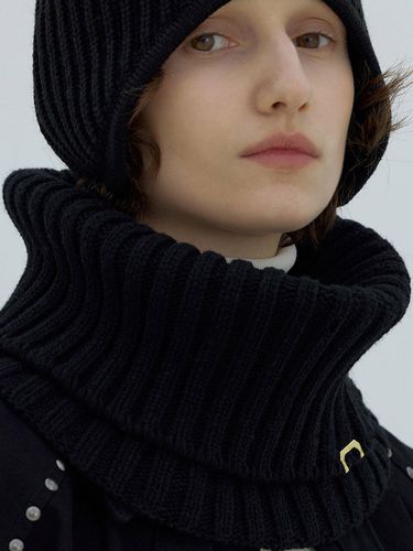 NECK WARMER / RIB / LAMBS WOOL / - UNDERCONTROL STUDIO - Modalova