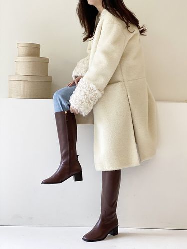 Muse Slim Long Boots _Brown - jeu d`art - Modalova