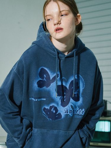 Anxiety Pigment Hoodie _ Dark Blue - CPGN - Modalova