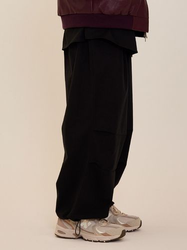 CB Crown Wide String Pants (Black) - CARGOBROS - Modalova