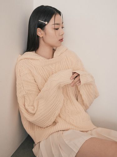 Melody Hooded Knit - FLOWOOM - Modalova