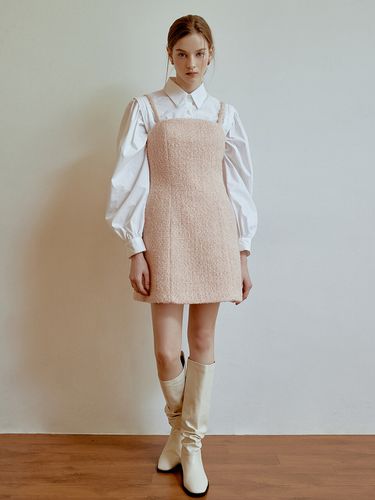 Dear Tweed Mini Dress_Pink - RE_L - Modalova