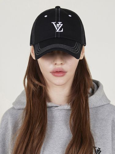 D Logo Stitching Over Fit Ball Cap - VARZAR - Modalova