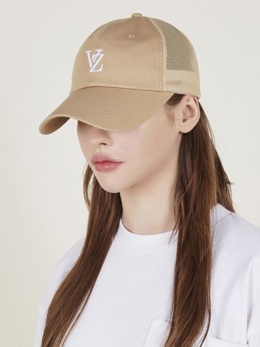 D Logo Side Mesh Over Fit Ball Cap - VARZAR - Modalova