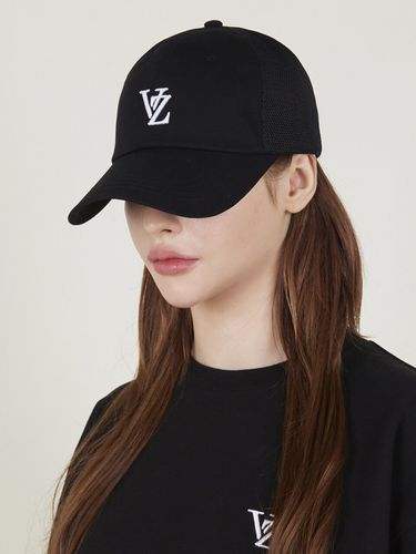 D Logo Side Mesh Over Fit Ball Cap - VARZAR - Modalova