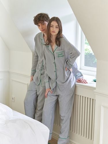 Green City Modal Pajama Set (Women) - DECOVIEW - Modalova