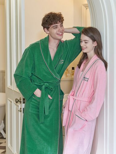 Nice Embroidered Robe Set (Couple) - DECOVIEW - Modalova