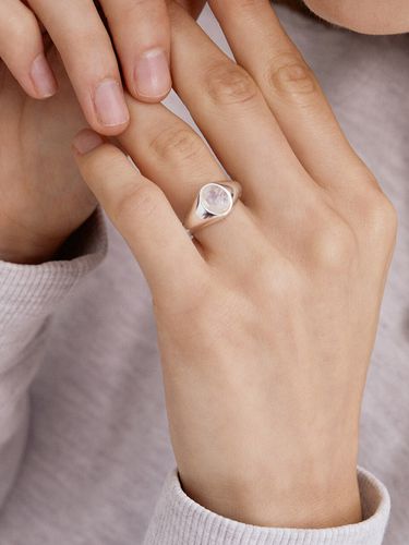 Silver925) Moonstone Oval Ring CR1814 - TATIANA - Modalova