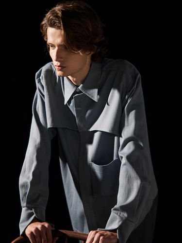 Pfeifer Layer Shirt_Slate Blue - KONZERT - Modalova