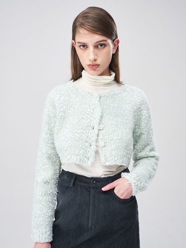 Snow Crop Knit Cardigan _ - ETMON - Modalova