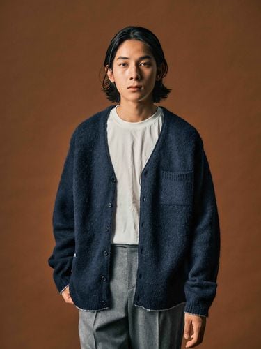 E-Two Pocket Cardigan _ Navy - EDWARDMAX - Modalova