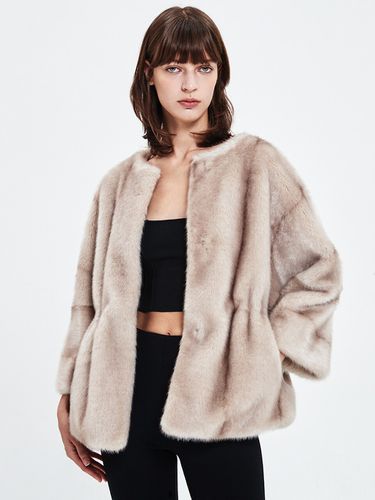 Colette Eco Fur Jacket_Beige - HAVELESS - Modalova