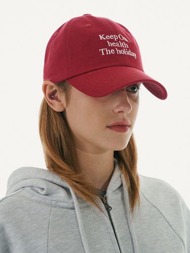 Holiday Signature Ball Cap_Red - Millo Archive - Modalova