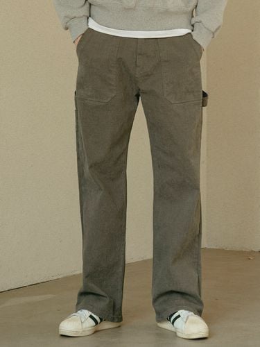 Carpenter Wide Pants_Khaki - HALBKREIS LAYOUT - Modalova