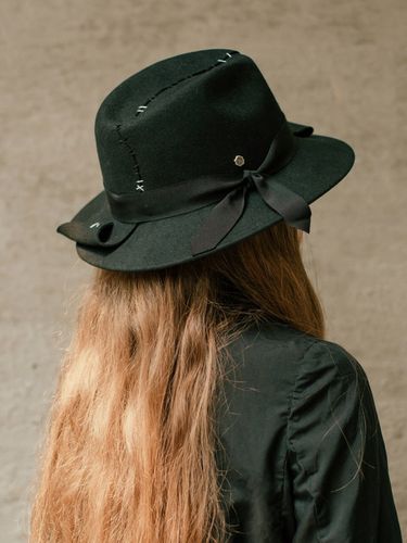 Avant-Garde Felt Fedora - Brown Hat - Modalova