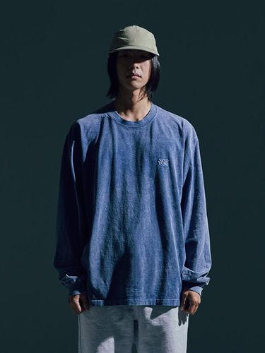 Pigment Dyeing Long Sleeve T-Shirt _ - Slowpoke - Modalova